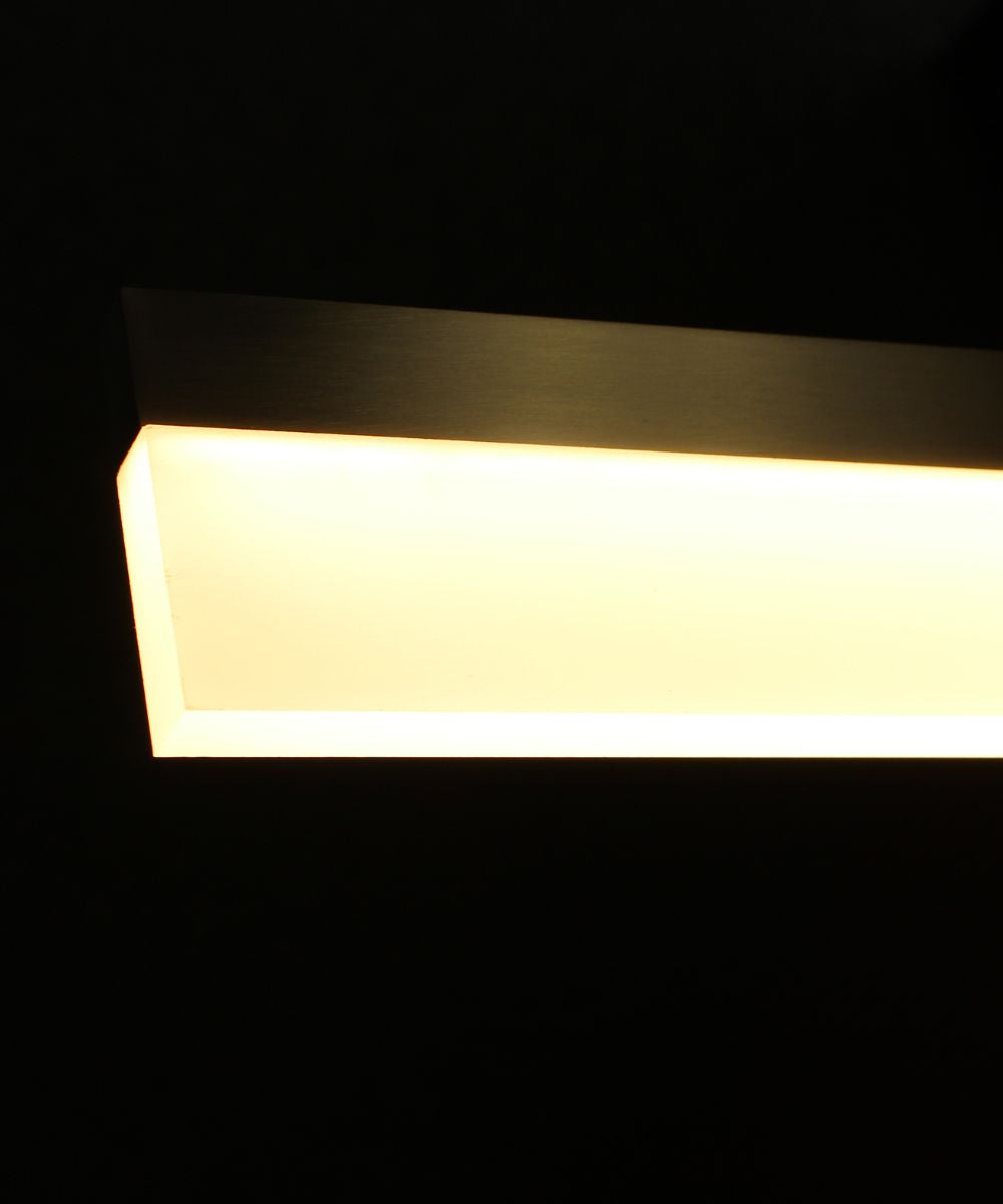 36"W 1-Light Linear Bar Ribbon LED Kitchen Island Light Fixture