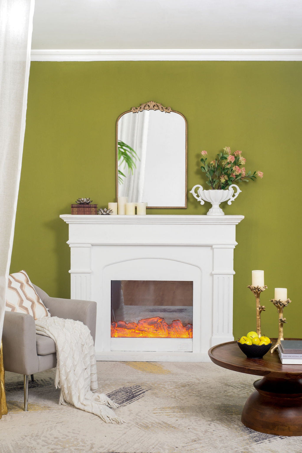 Arch Mirror, Baroque Inspired Wall Decor