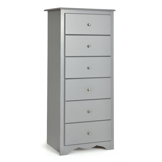 6 Drawers Chest Dresser Clothes Storage