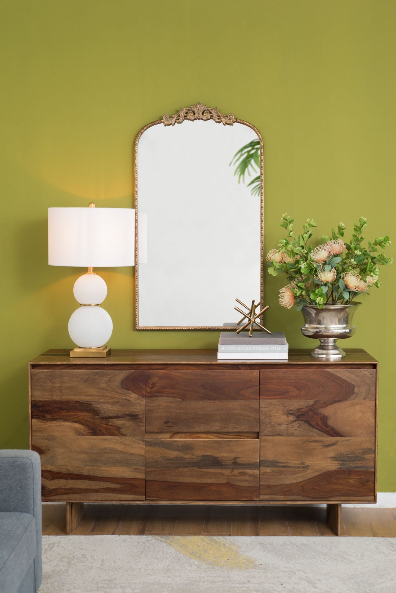 Arch Mirror, Baroque Inspired Wall Decor
