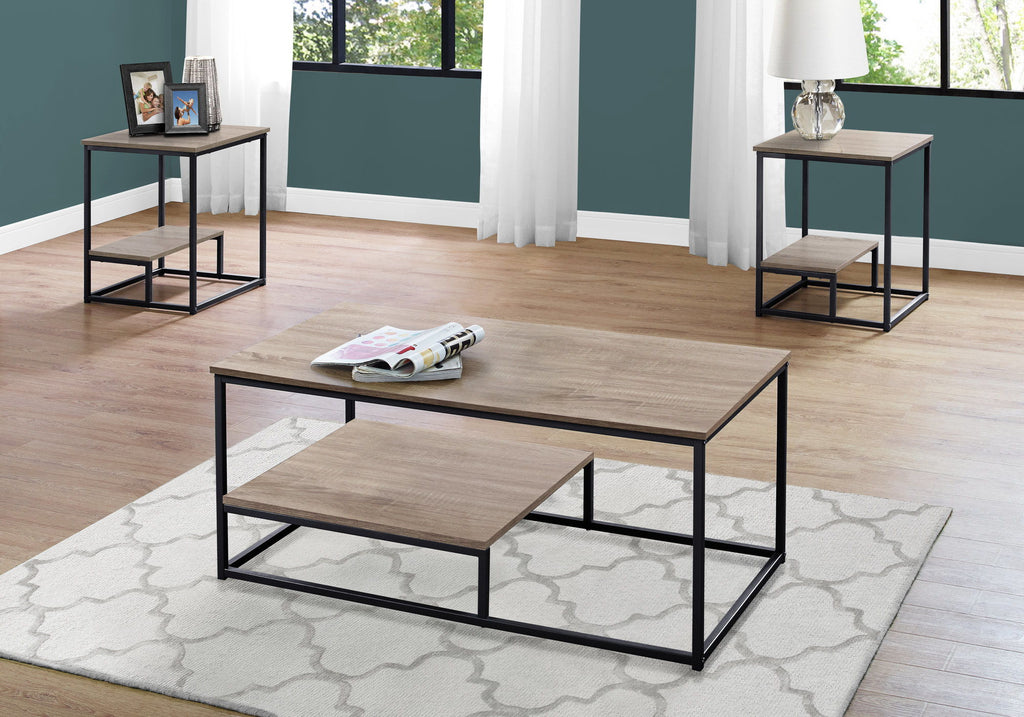 Table Set, Coffee, End, Side, Accent, Living Room (Set of 3)