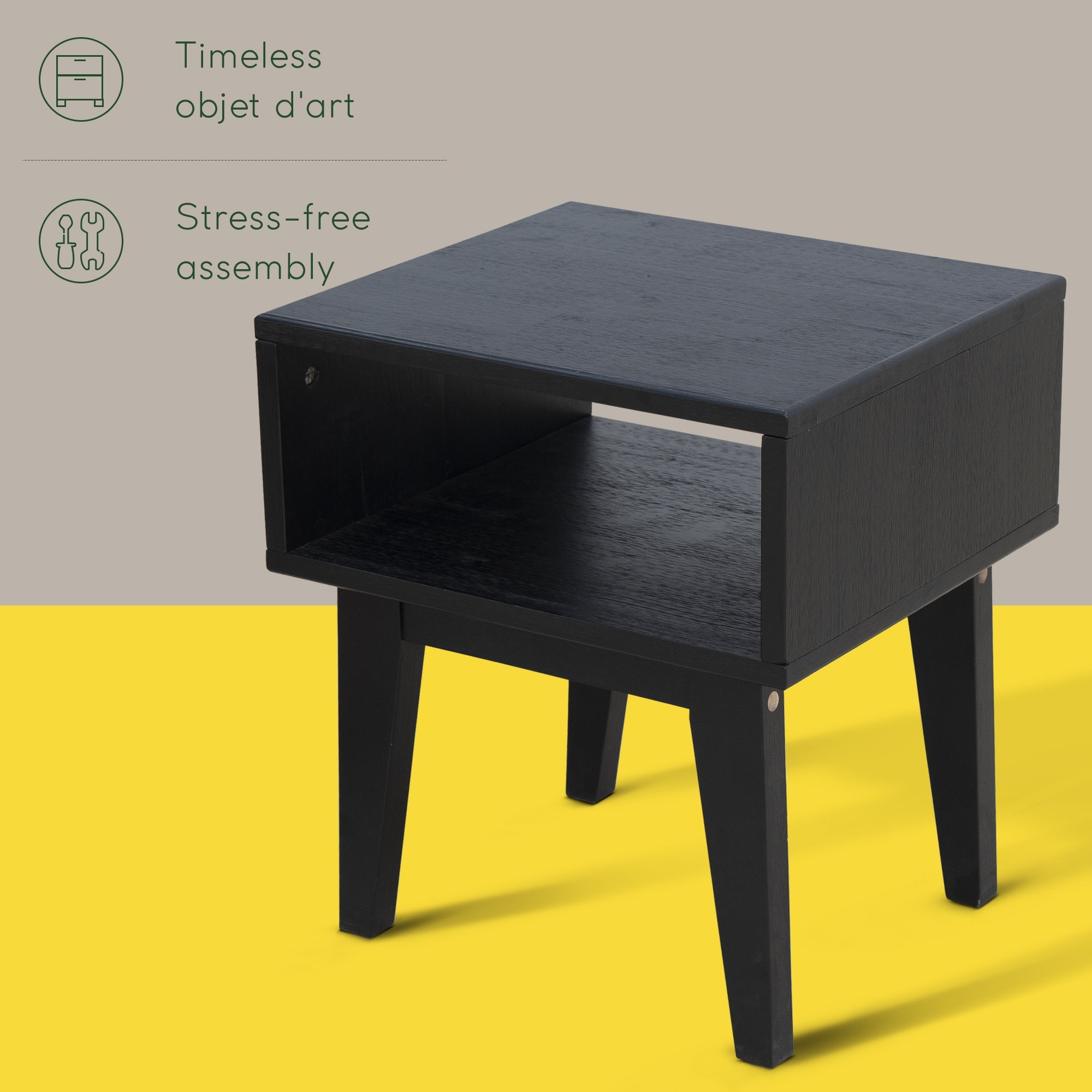 Serena Solid Wood Nightstand