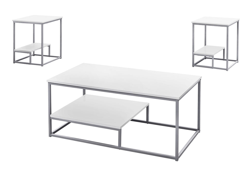 Table Set, Coffee, End, Side, Accent, Living Room (Set of 3)