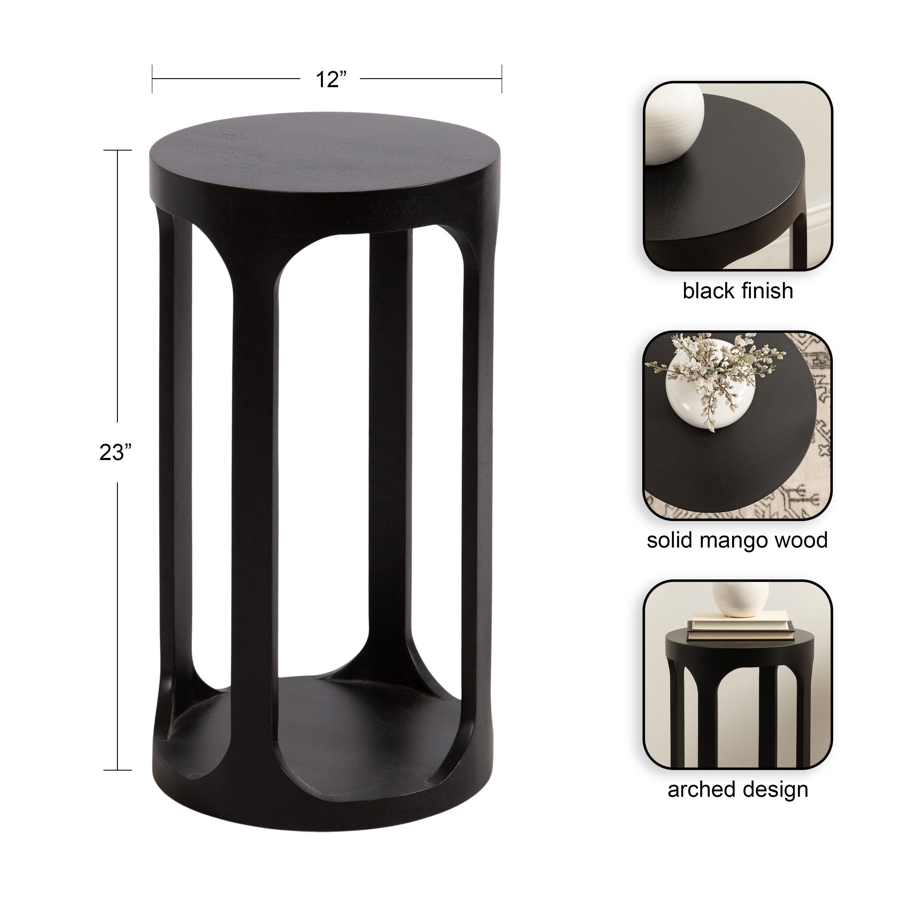 Dahl Wood Drink Table