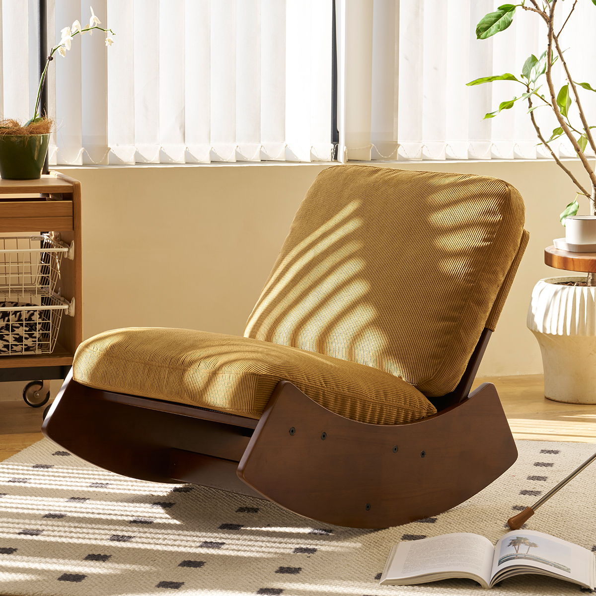 Upholstery Glider Rocking Chair
