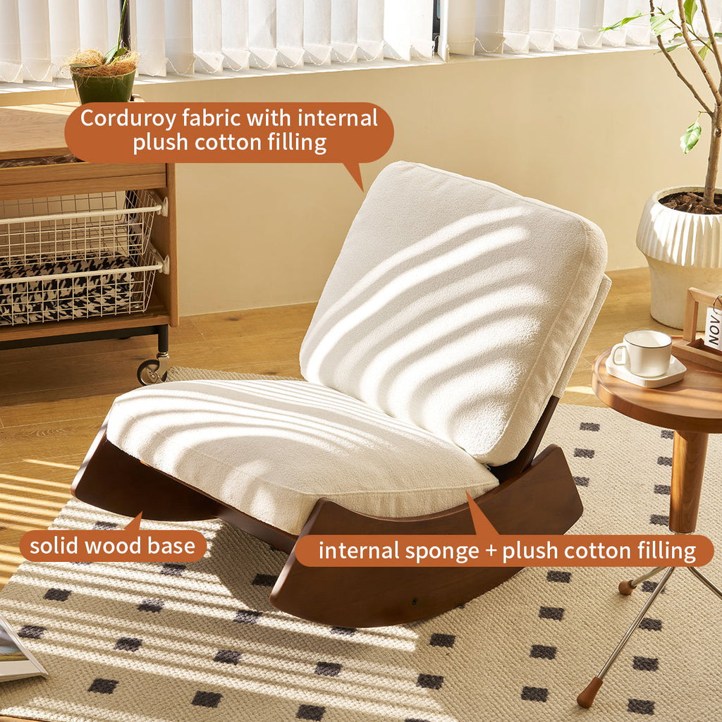 Upholstery Glider Rocking Chair