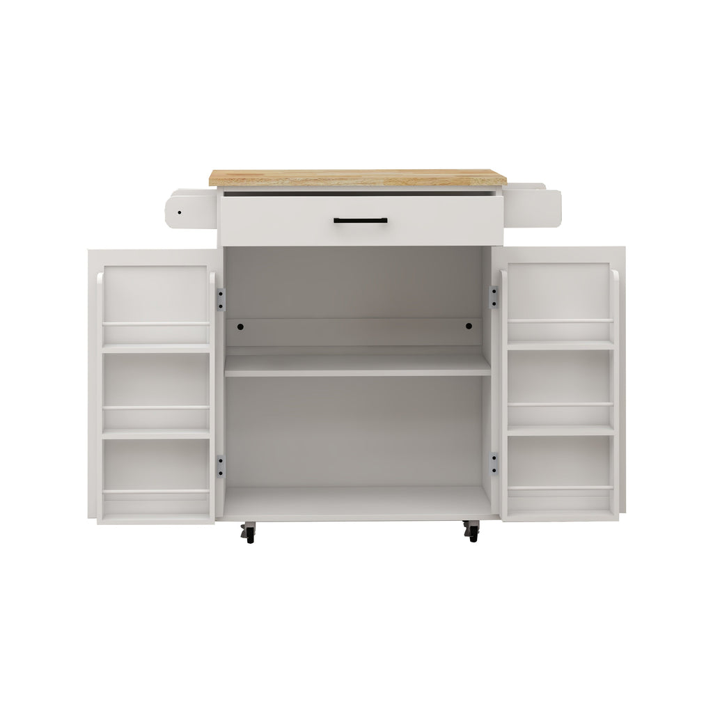 Kitchen Island Rolling Trolley Cart with 1 Drawer