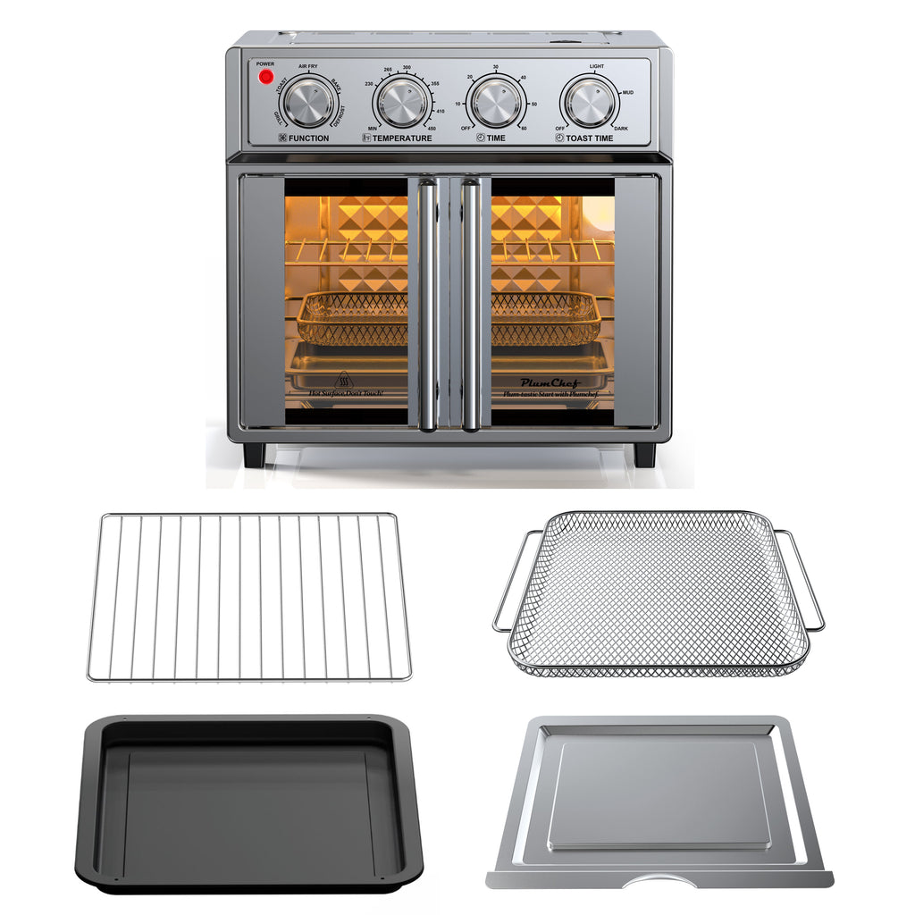 French Double-Door Air Fryer Convection Toaster Oven