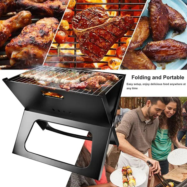 Foldable BBQ Grill Portable BBQ Barbecue Grill Camping Garden Outdoor Travel For Camping Picnic RV Travel Backyard