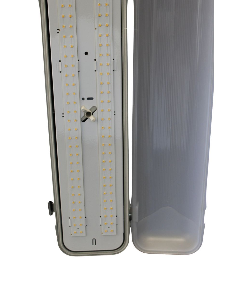 50"w Linear Vapor Tight 1-Light Integrated LED Light Strip [6 PACK]