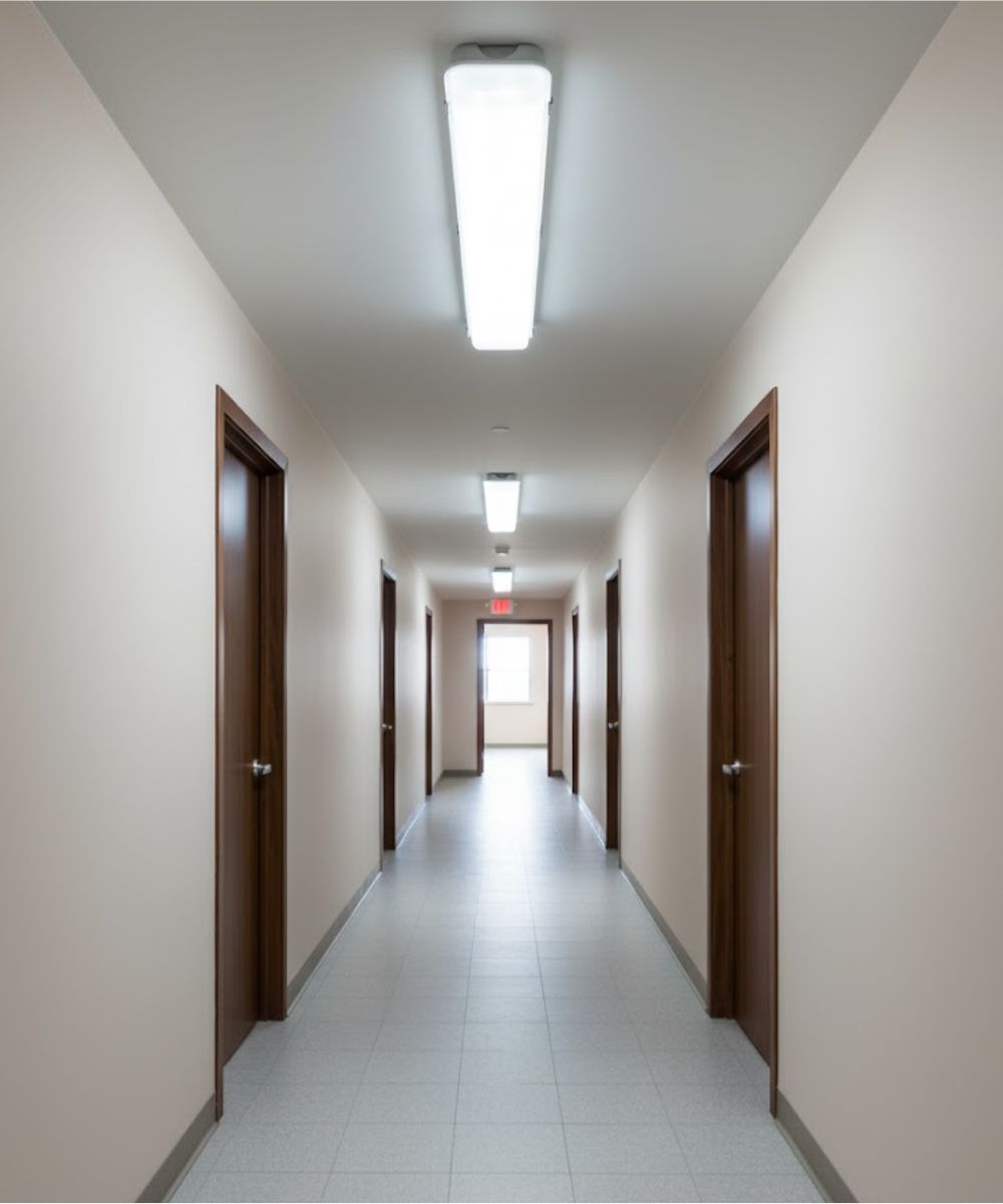 50"w Linear Vapor Tight 1-Light Integrated LED Light Strip [6 PACK]