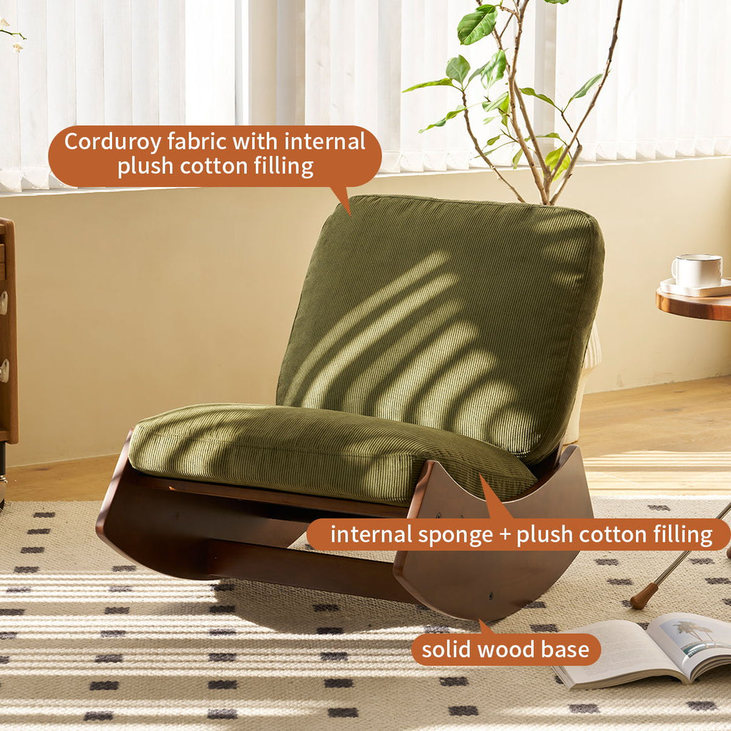 Upholstery Glider Rocking Chair