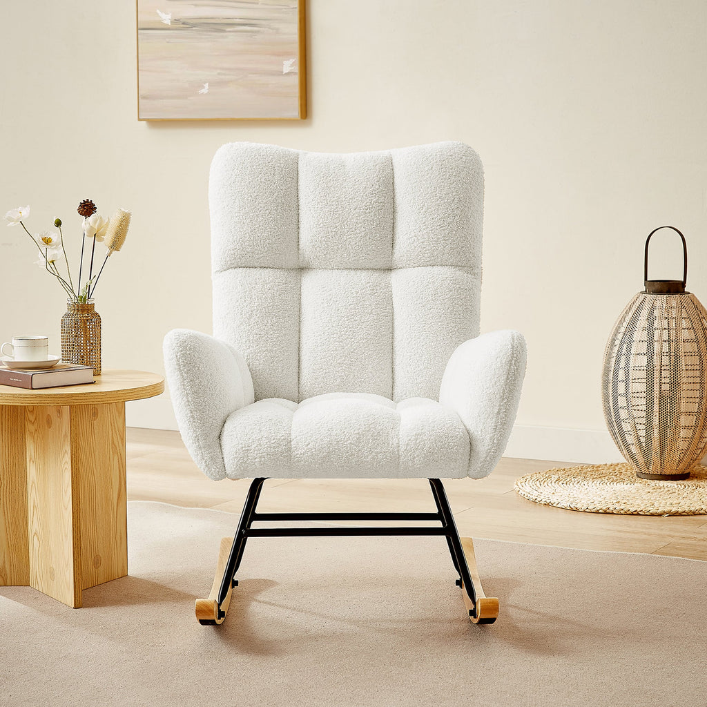 Teddy Fabric Rocking Chair