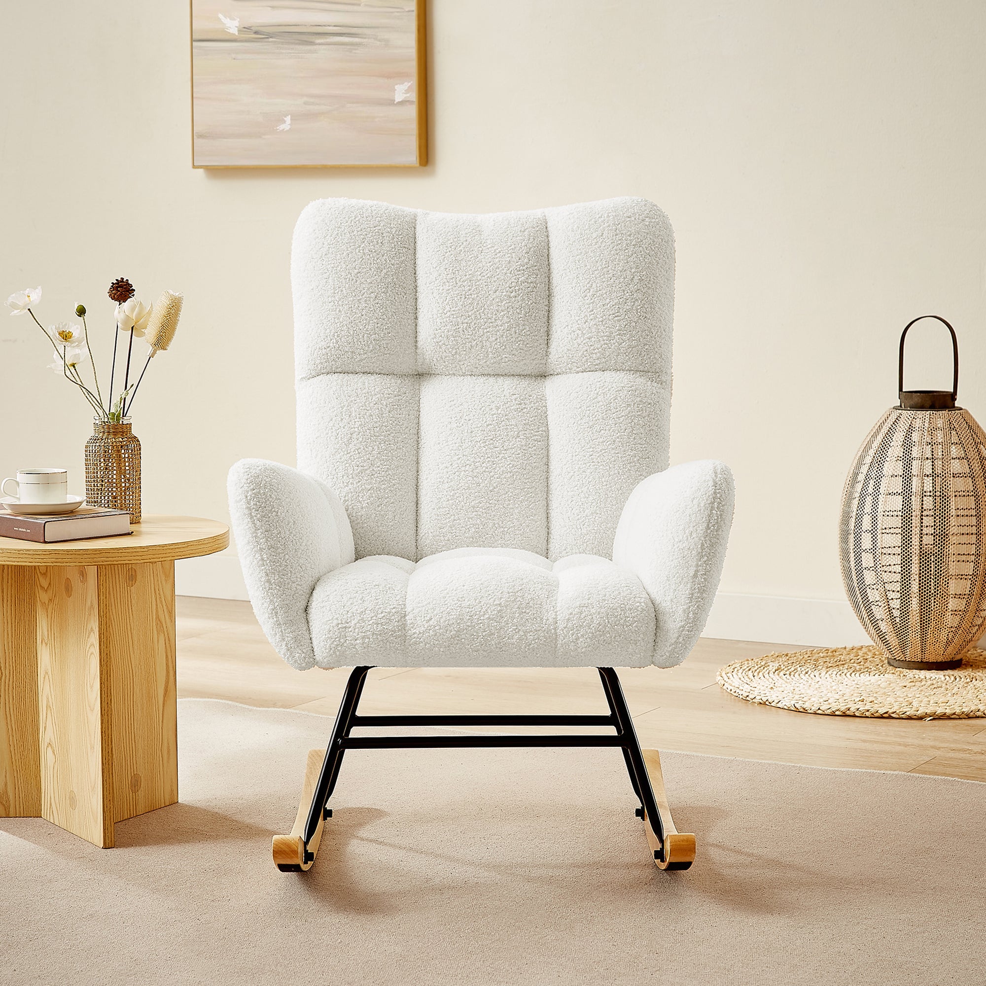 Teddy Fabric Rocking Chair