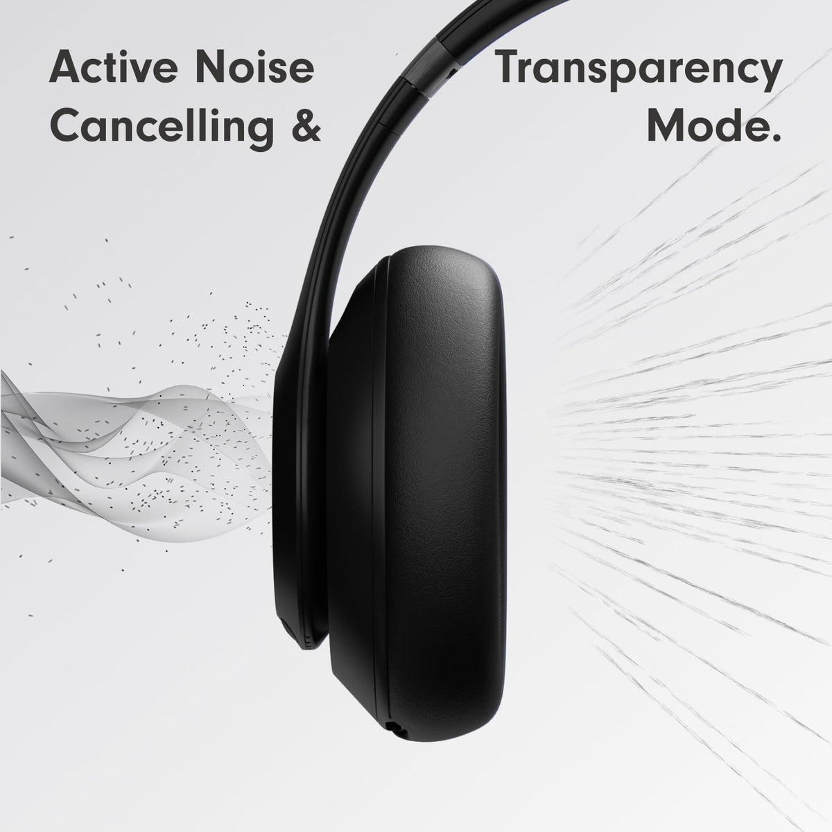 Premium Wireless Over-Ear Headphones, Active Noise Cancelling