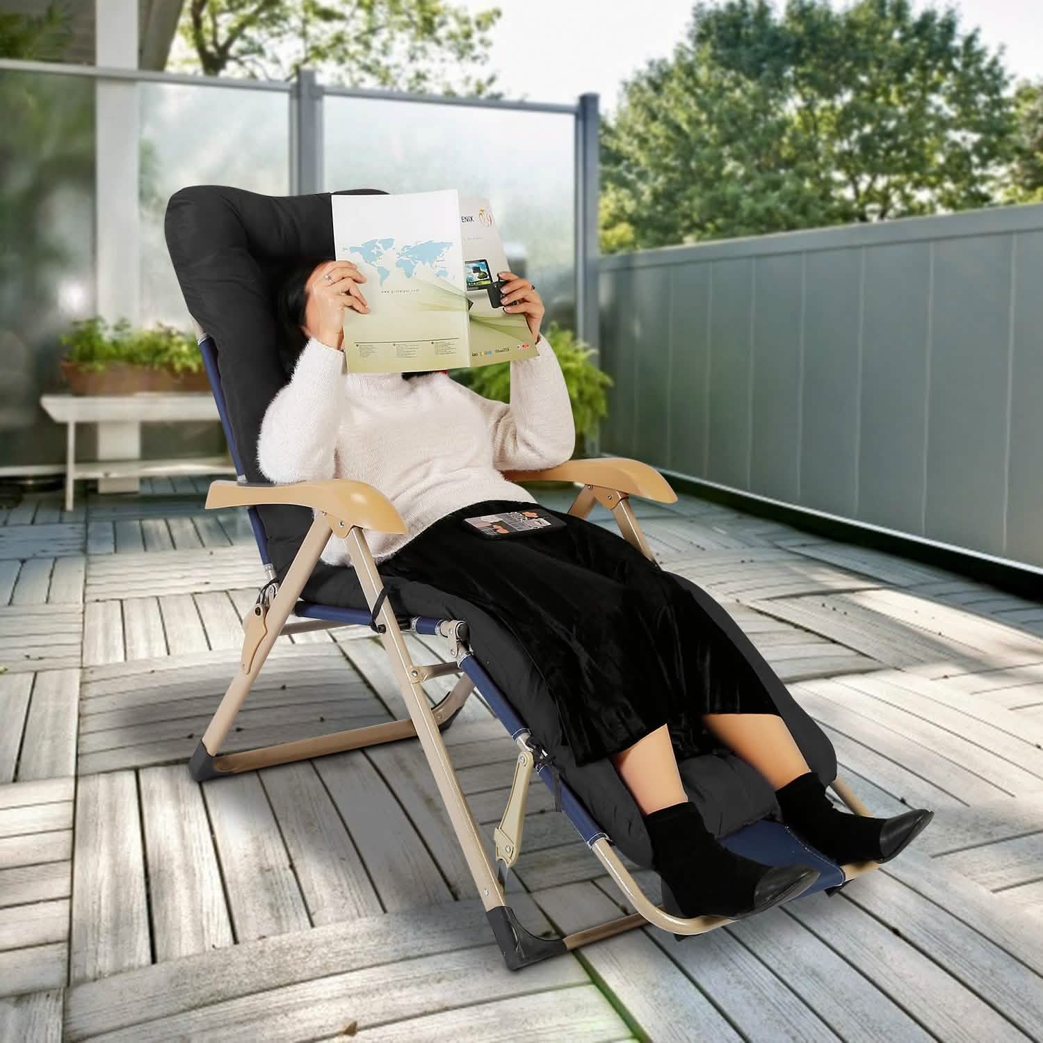 Chaise Lounger Cushion Recliner Rocking Chair Sofa