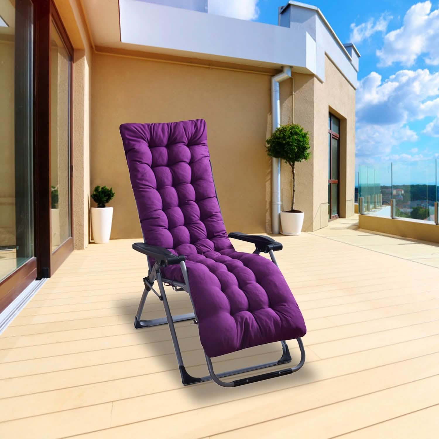 Chaise Lounger Cushion Recliner Rocking Chair Sofa