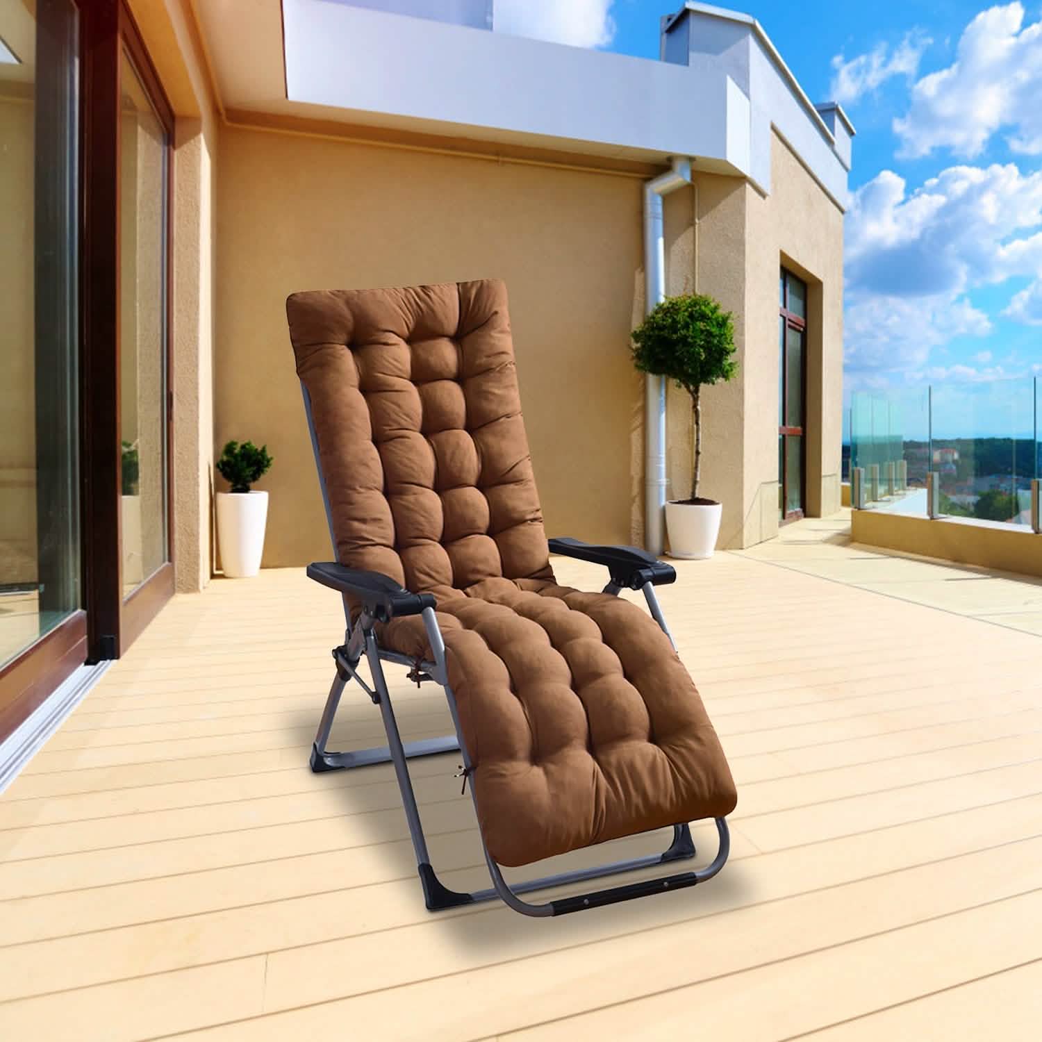 Chaise Lounger Cushion Recliner Rocking Chair Sofa