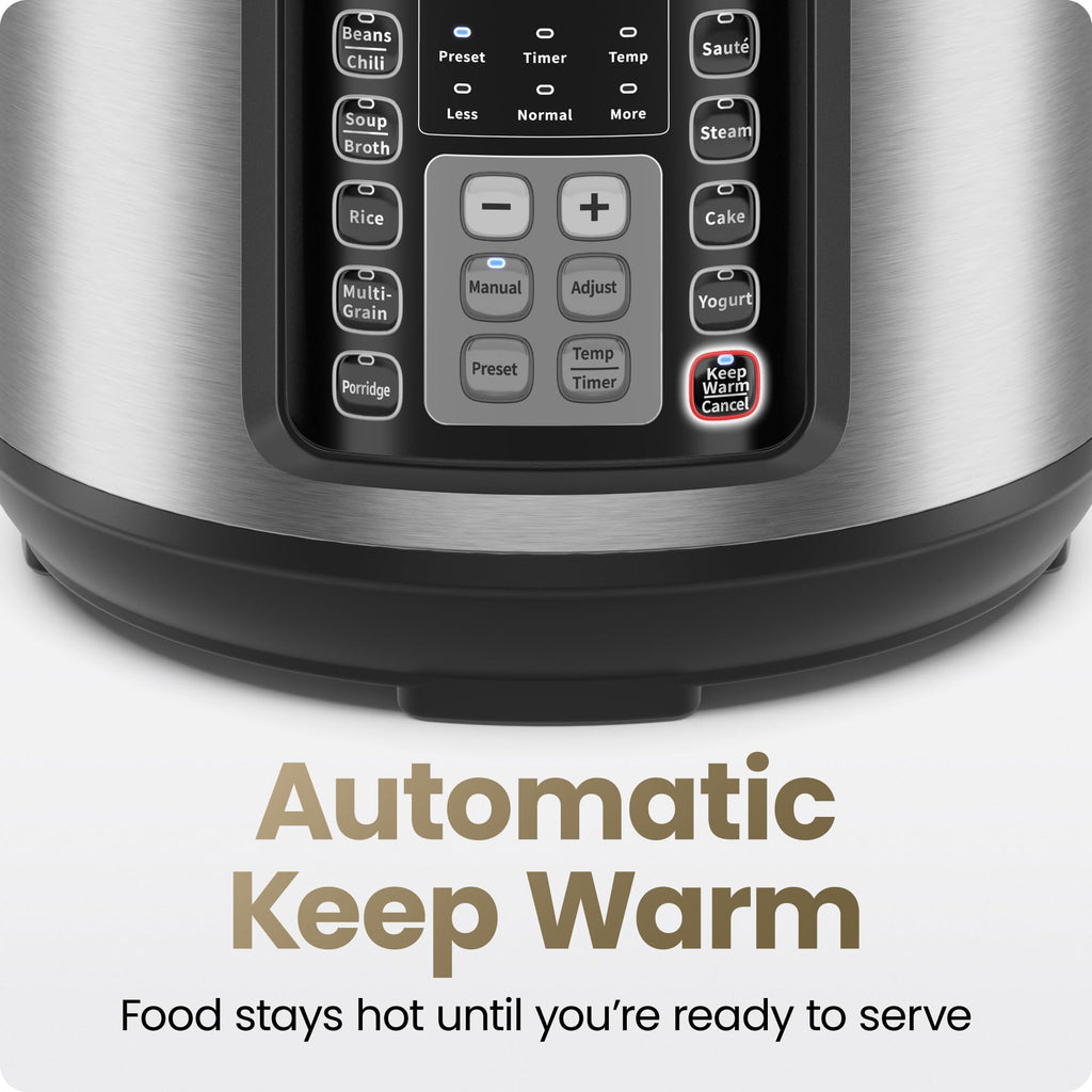 Chefman 13-in-1 Electric Pressure Cooker with Touchscreen Controls