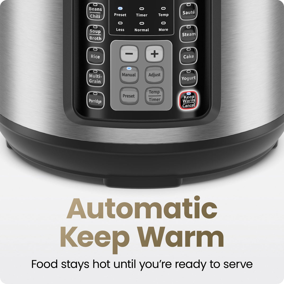Chefman 13-in-1 Electric Pressure Cooker with Touchscreen Controls