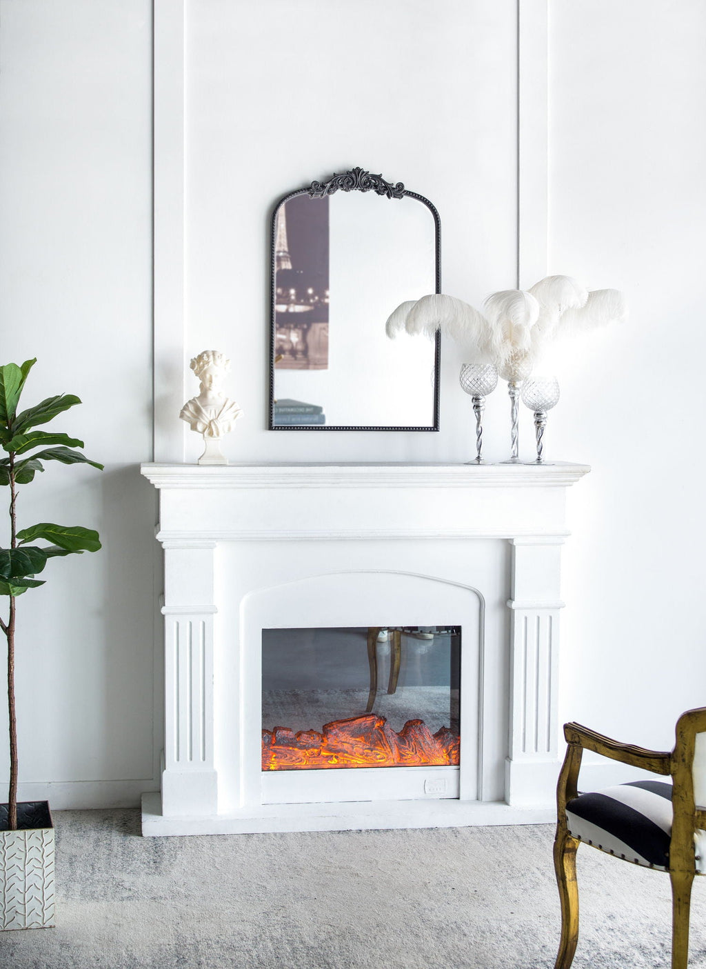 Arch Mirror, Baroque Inspired Wall Decor
