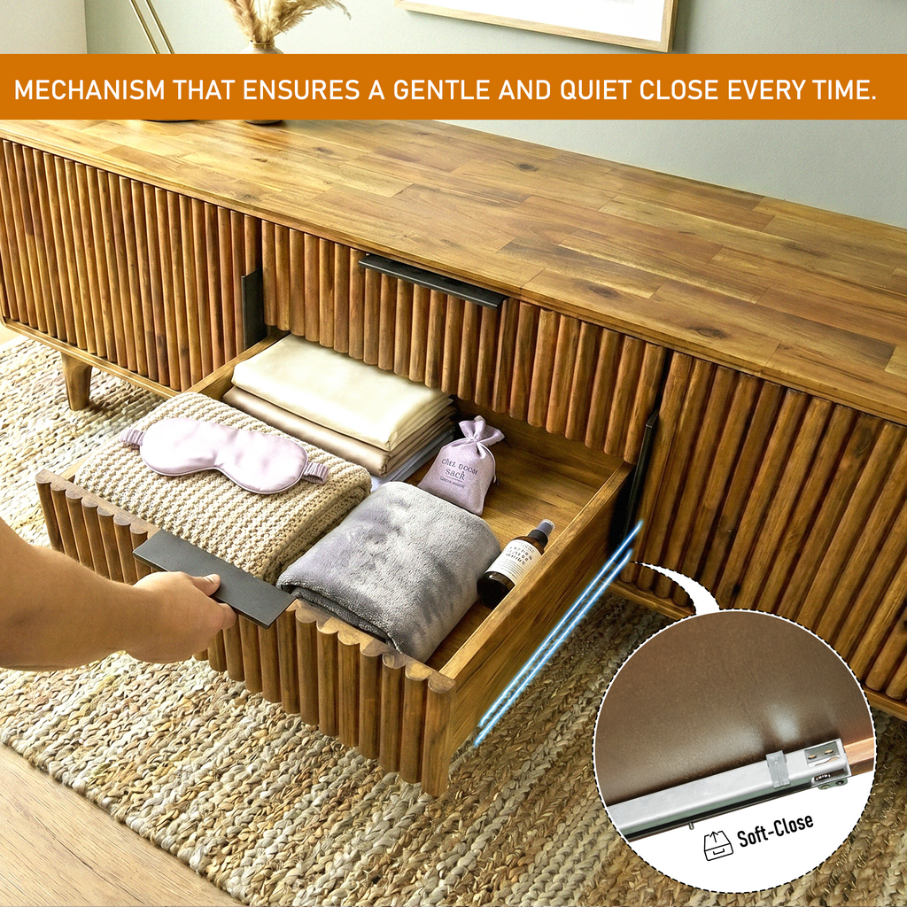 Bosk Solid Wood Storage Bench