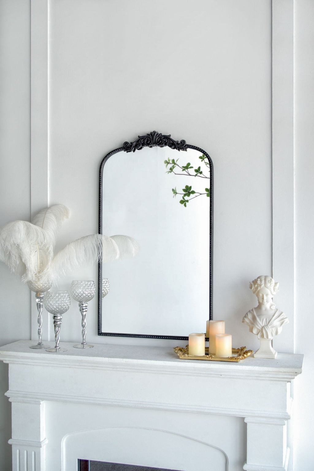 Arch Mirror, Baroque Inspired Wall Decor