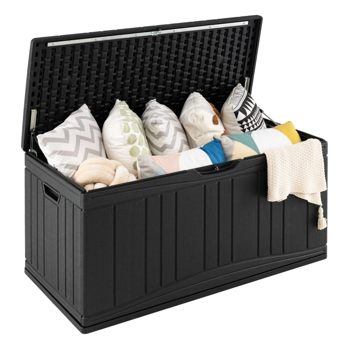 80 Gallon Outdoor Deck Box with Lockable Lid