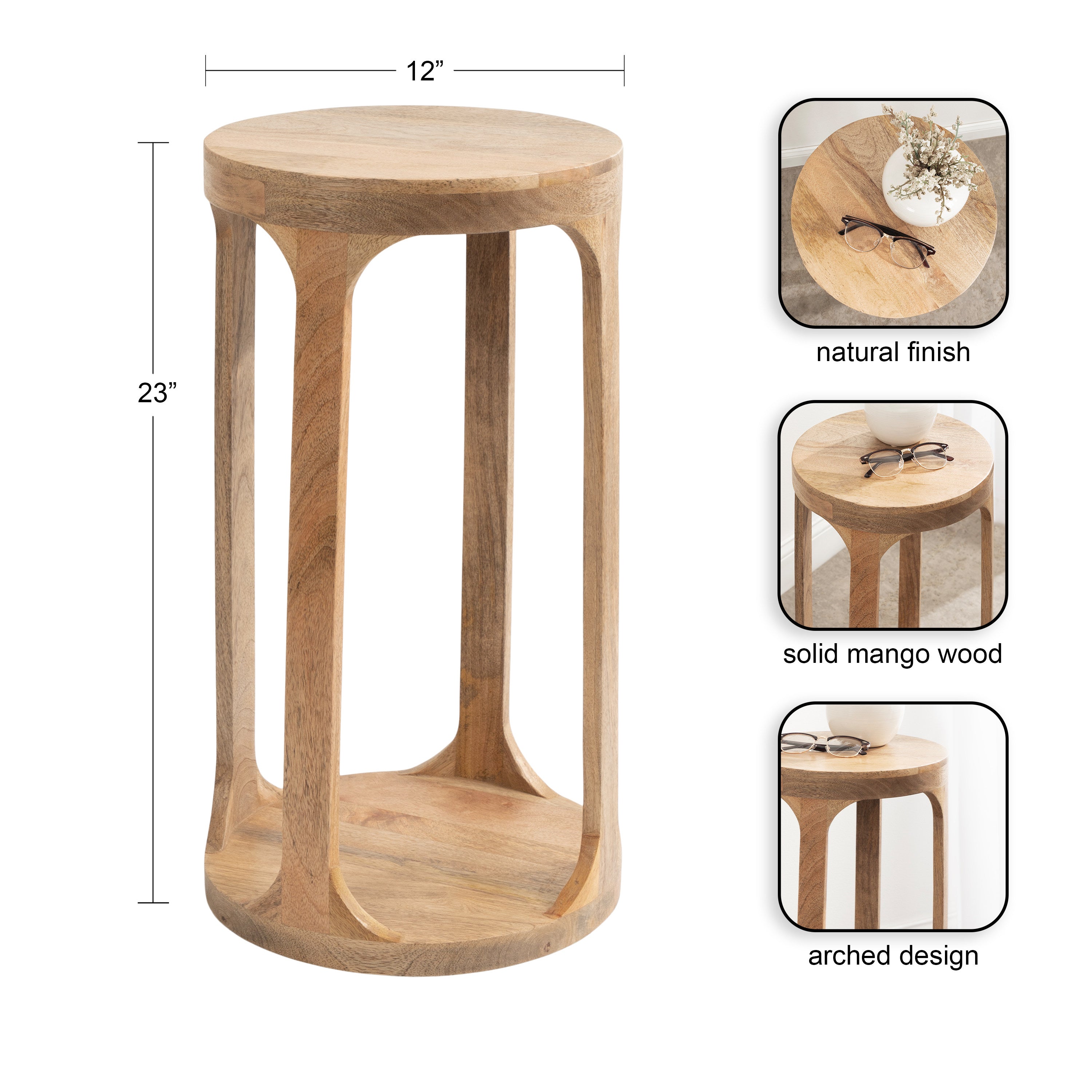 Dahl Wood Drink Table