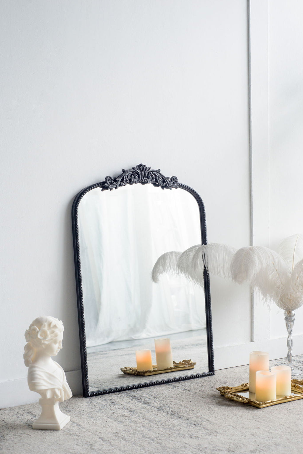 Arch Mirror, Baroque Inspired Wall Decor
