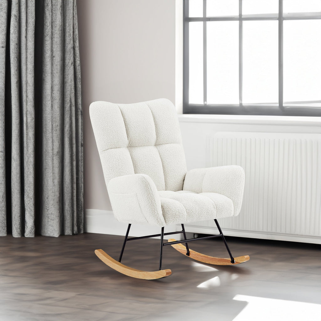 Teddy Fabric Rocking Chair