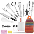 19Pcs Camping Cookware Set - Portable Outdoor Kitchen Gear