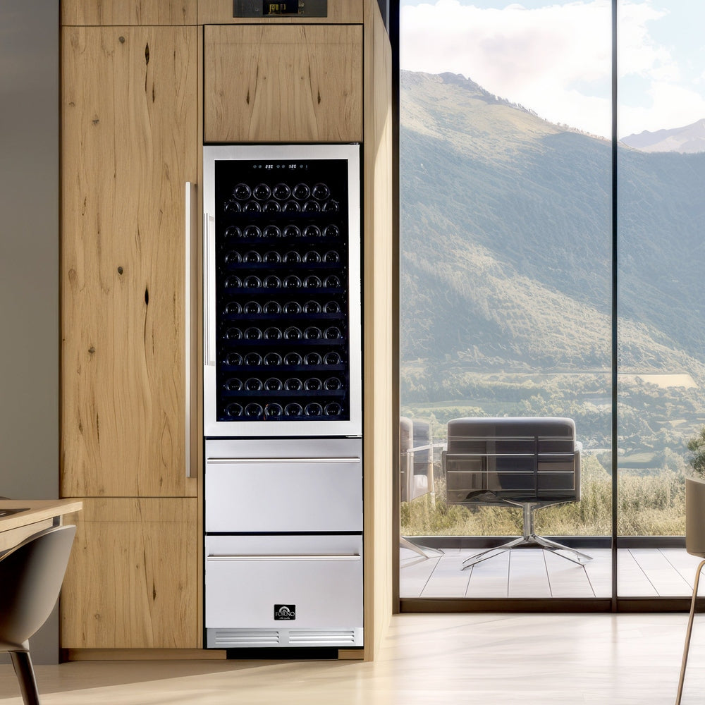 Forno Azienda 24-Inch Dual Temperature Zone Wine Coole
