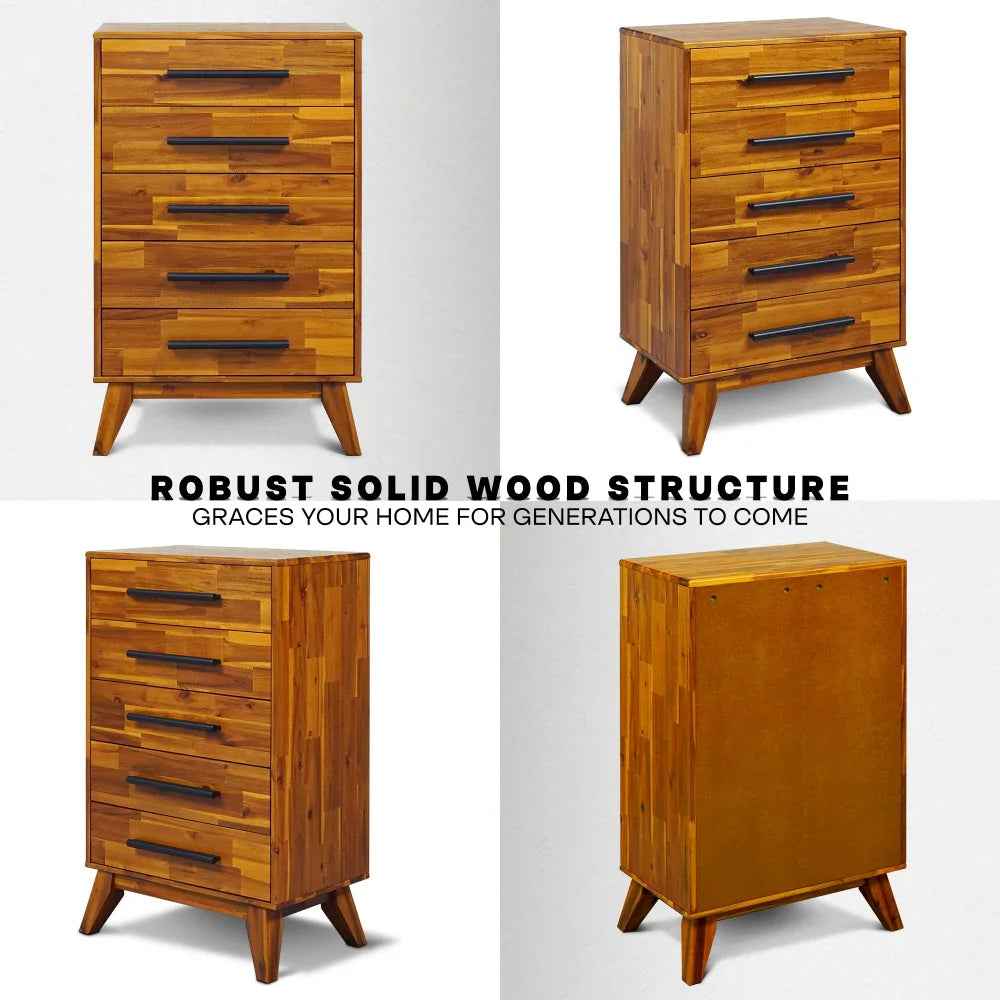 Linea Solid Wood Dresser