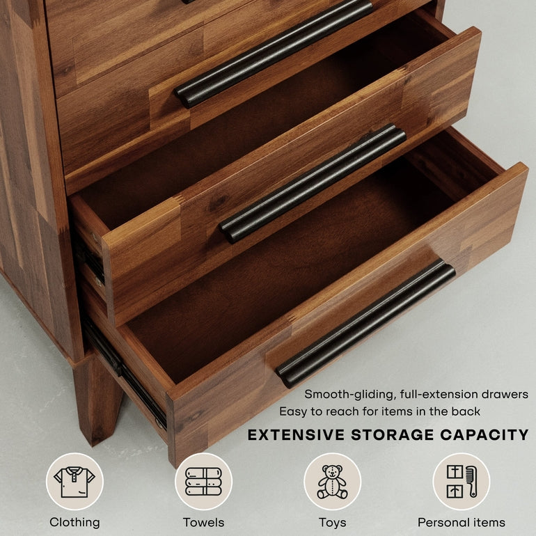 Linea Solid Wood Dresser