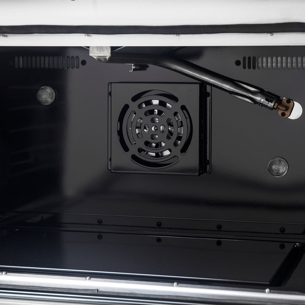 Forno Galiano 36-inch Freestanding Gas Range in Black