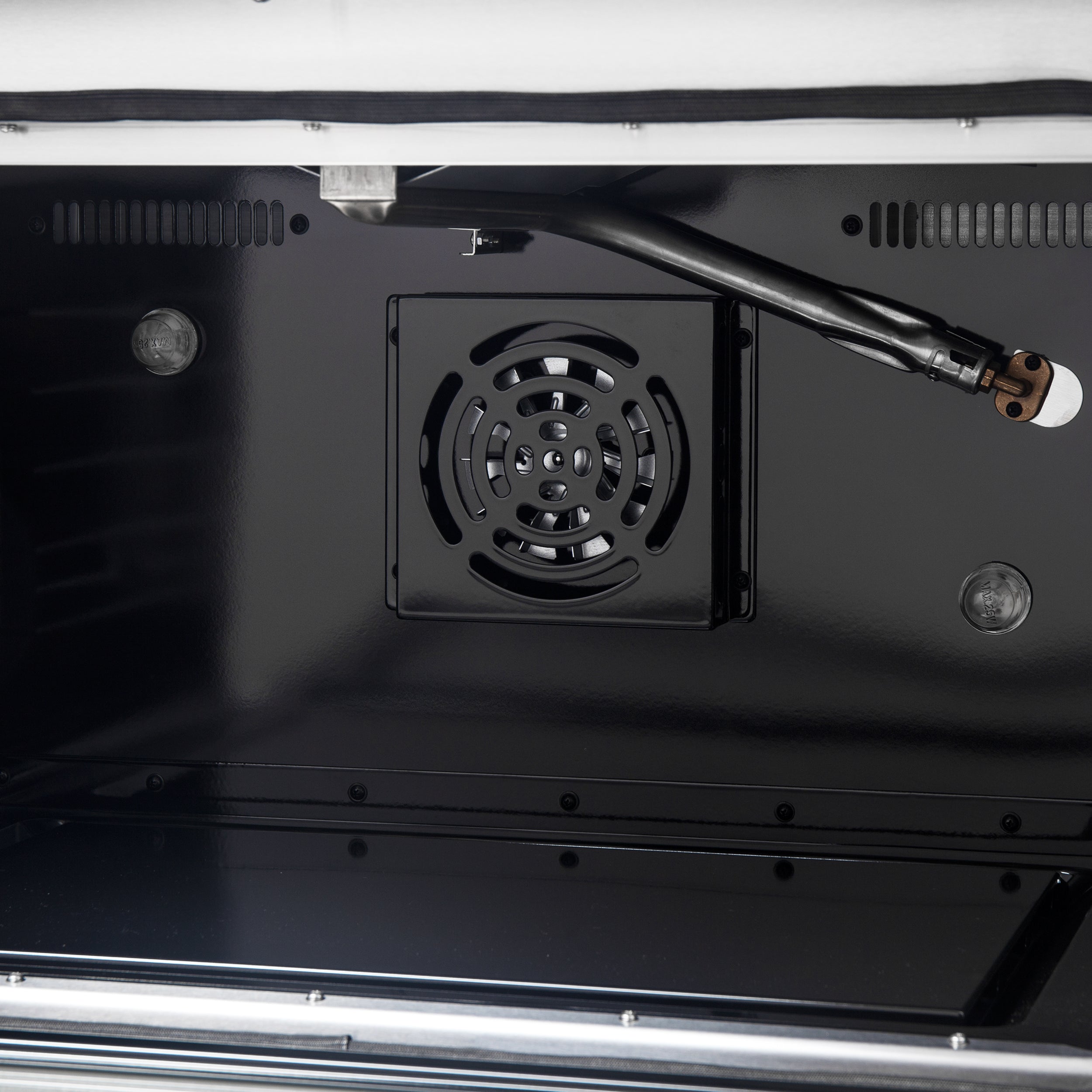 Forno Galiano 36-inch Freestanding Gas Range in Black