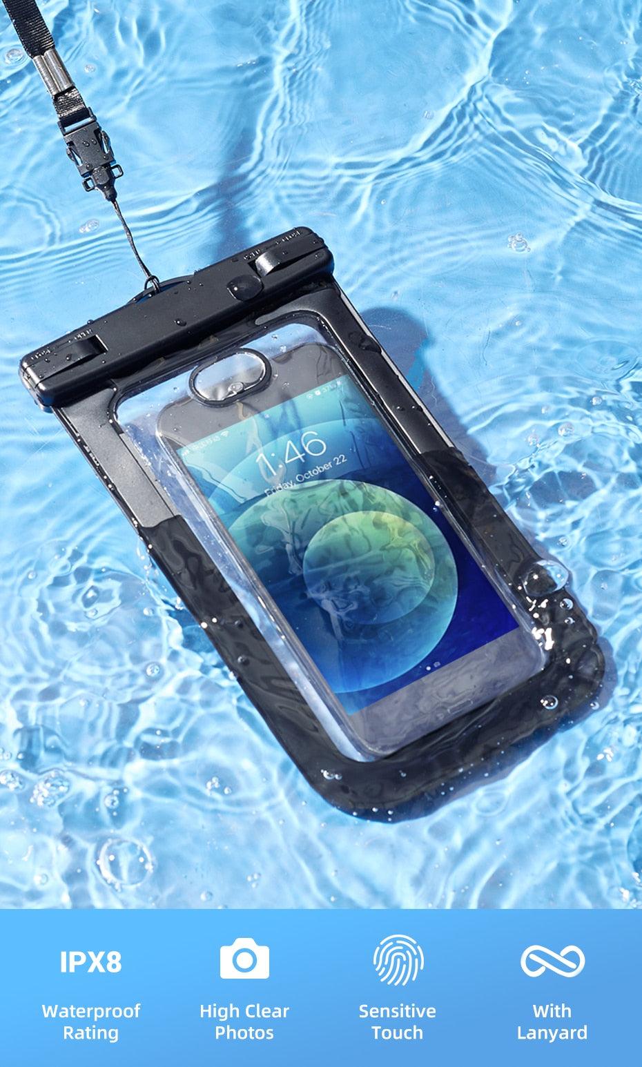 IPX8 Waterproof Phone Case Bag For iPhone