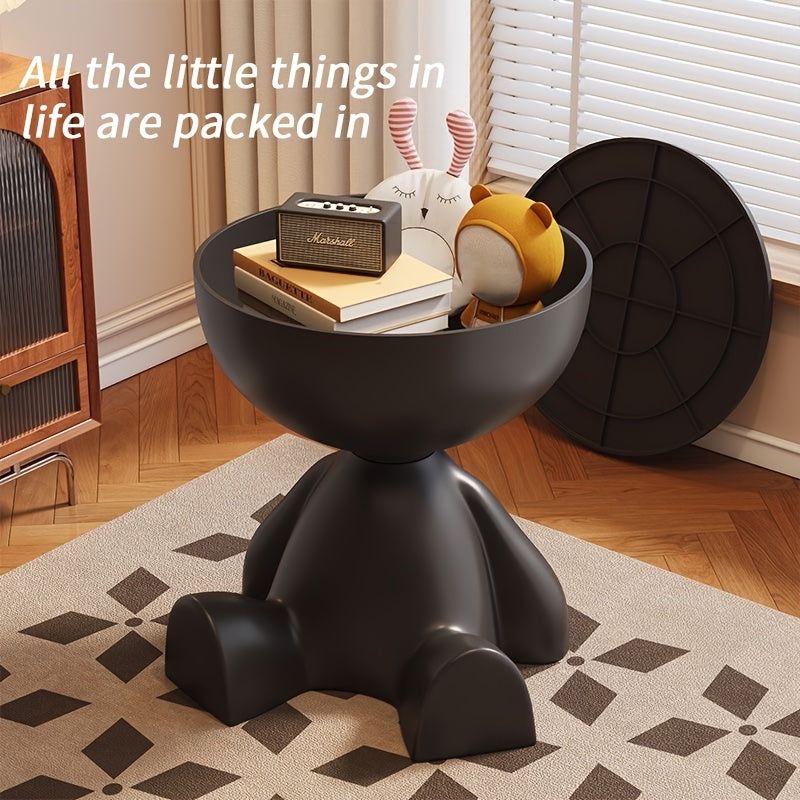 Bear Side Table with Storage