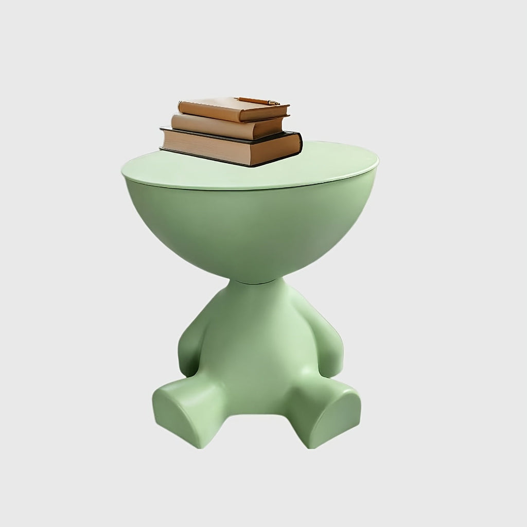 Bear Side Table with Storage