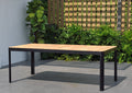 Portals Dark Rectangular Dining Table