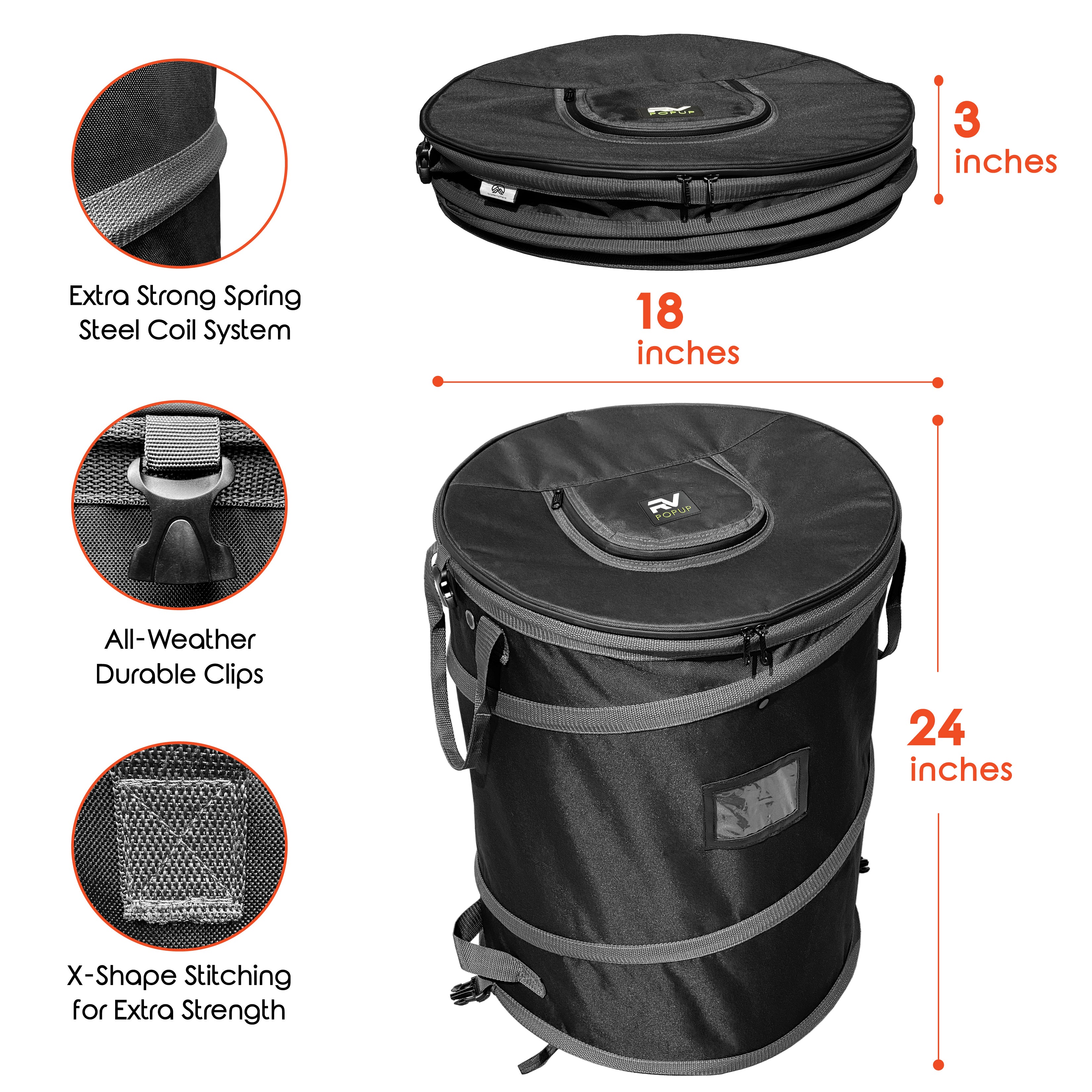 RV POPUP Collapsible Bin