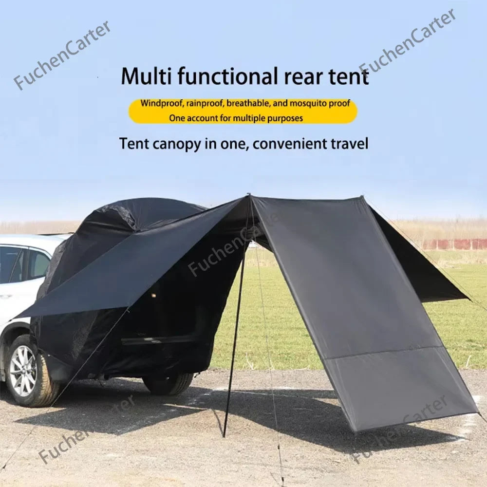 Portable SUV Tailgate Trunk Tent 3-Side