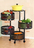 Kitchen Organizer Trolley Cart Rolling