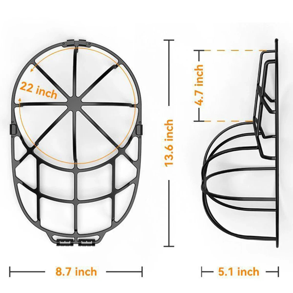 1Pc Hat washer anti deformation hat protection frame, sturdy