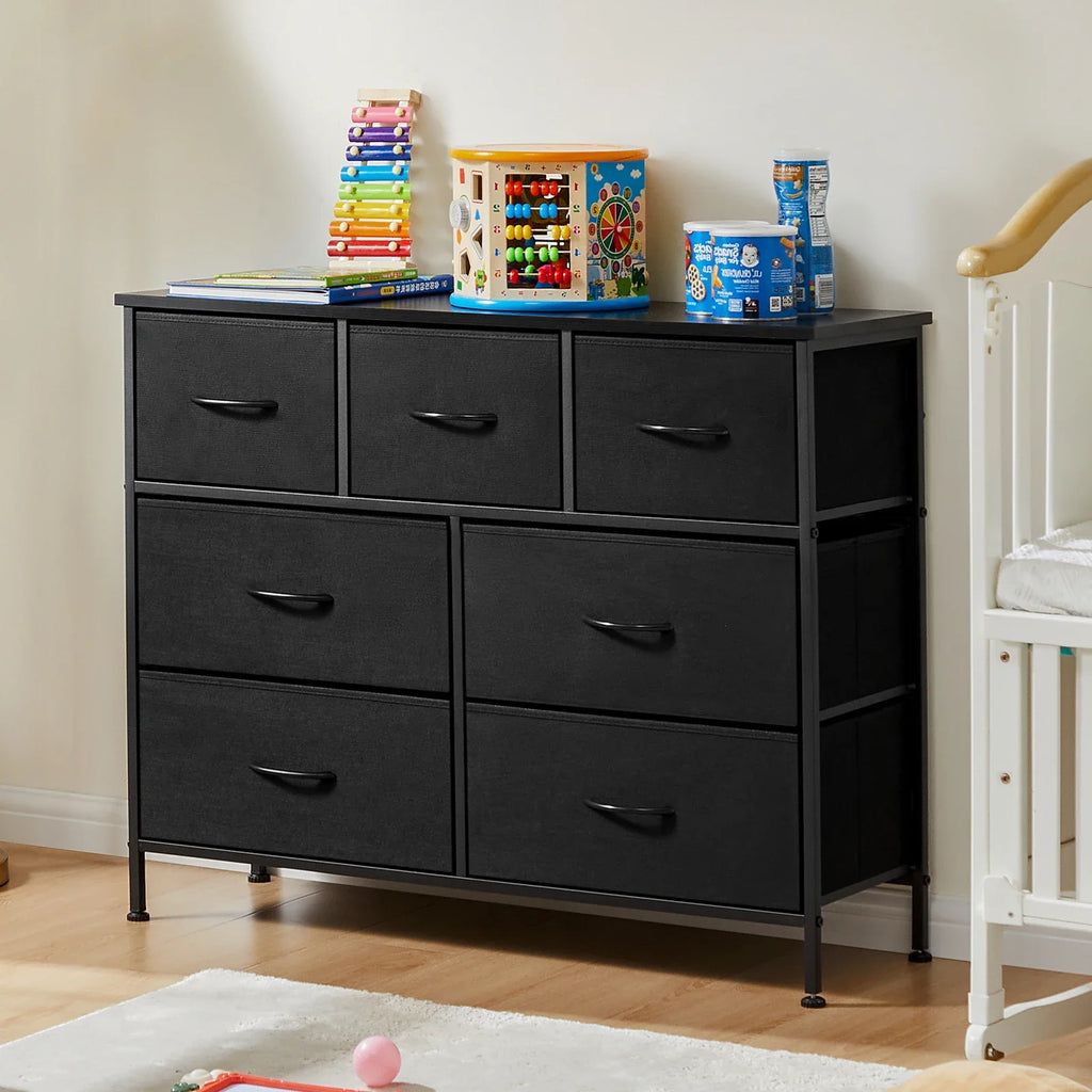 7 Fabric Drawers Organizer Storage Closet