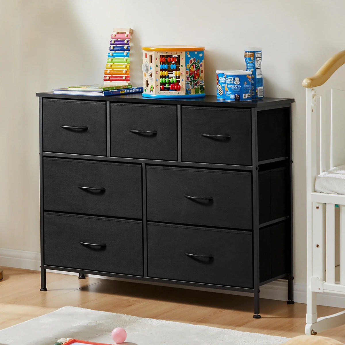 7 Fabric Drawers Organizer Storage Closet