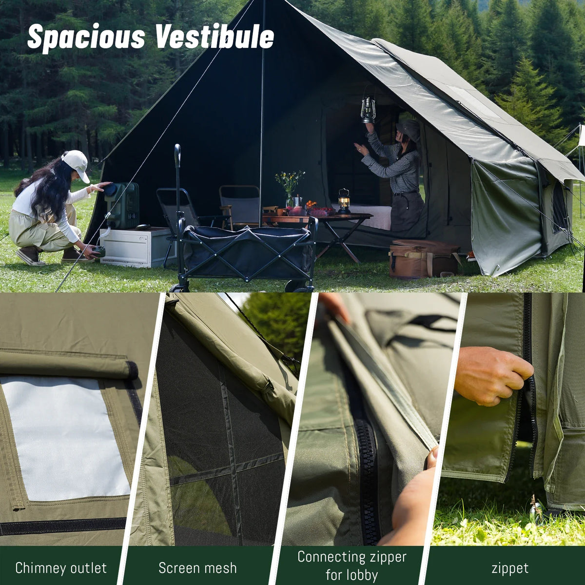 PAKICETUS Inflatable Camping Tent