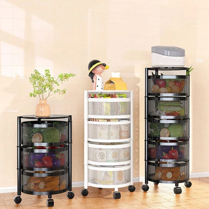 Kitchen Organizer Trolley Cart Rolling