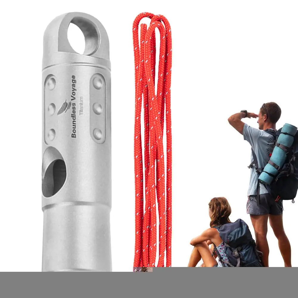 Titanium Whistle Urgent Survival Whistle Safety Tool